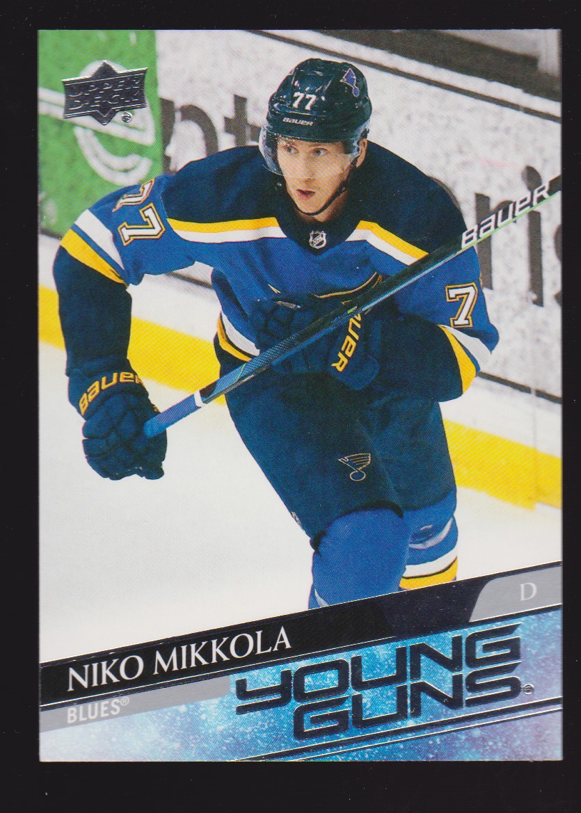 (image for) 2020-21 Upper Deck #470 Niko Mikkola YG RC
